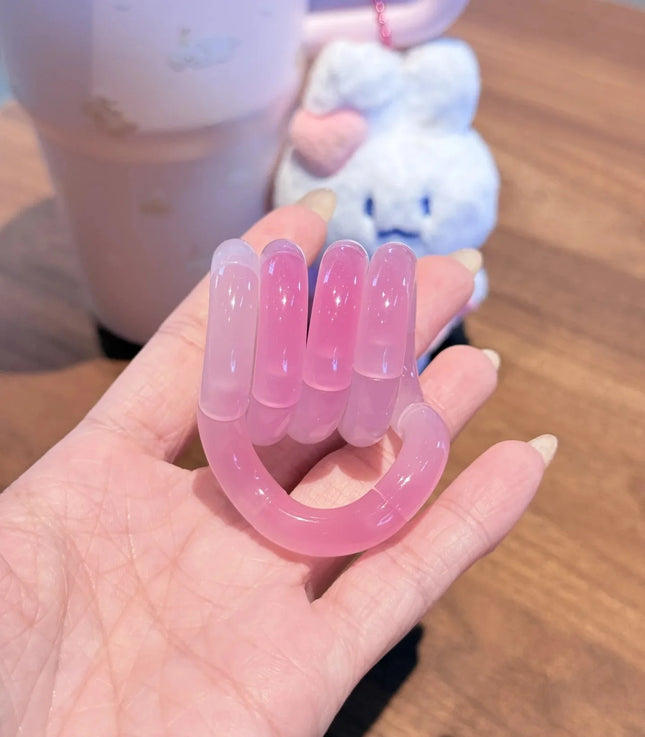 Gradient Silicone Bendable Snake Fidget Toy Stretchable Sensory Stress Relief Toys for Adults Decompression Anxiety Relief