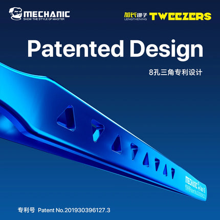 MECHANIC Aac-14 /15 Stainless Steel Tweezers for Phone Repair  Precision 8 Hole Heat Dissipation Flying Wire Spot Welding Clip