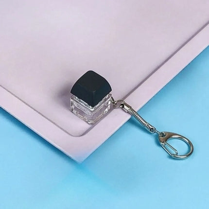 Click Button Fingertip Button Keychain Keyboard Switche ABS Mechanical Switch Keychain Fun Decompression Button Pendant