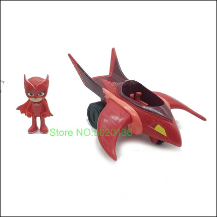 New Figure Masks Toy Set with Vehicle Of Toys Cars Figures Christmas PJ Toys Kids Gifts