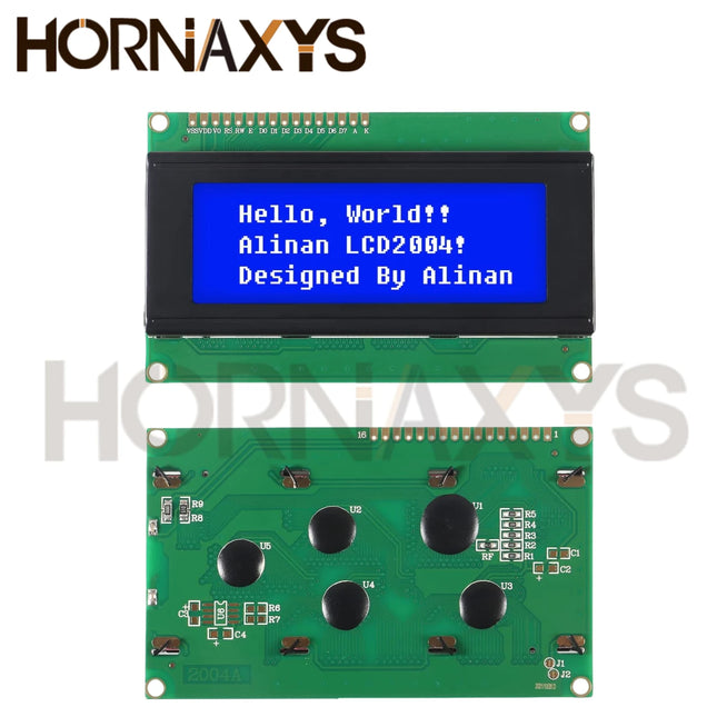 LCD2004+I2C LCD2004 20x4 2004A Blue Green Screen Character LCD IIC Serial Interface Adapter Module  LCD2004