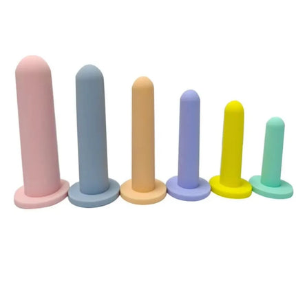 Silicone Dilators for Pelvic Floor Strengthening 6 Different Sizes Pelvic Floor Training Device Women Dilators for Women