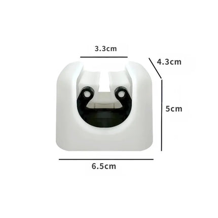 4/1pcs Wall Mounted Mop Clip Holder No-Punching Mop Brush Broom Hanger Rack Kitchen Bathroom Organizer Holder Hook Accessories