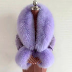 Light purple / Scarf 120 cuff 13cm