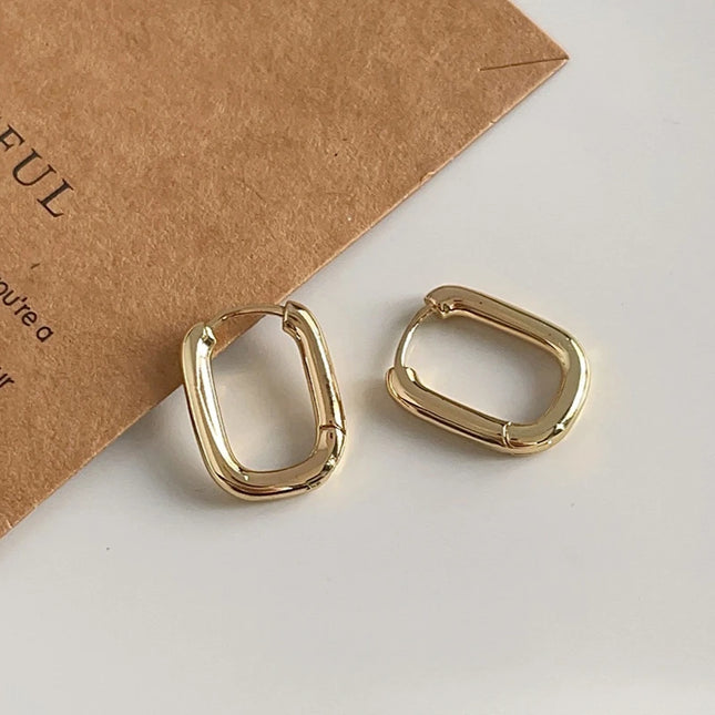 925 Sterling Silver  Circle Hoop Earrings for Women Fashion Luxury  Crystal Zirconia Earrings Party Wedding Versatile Jewelry