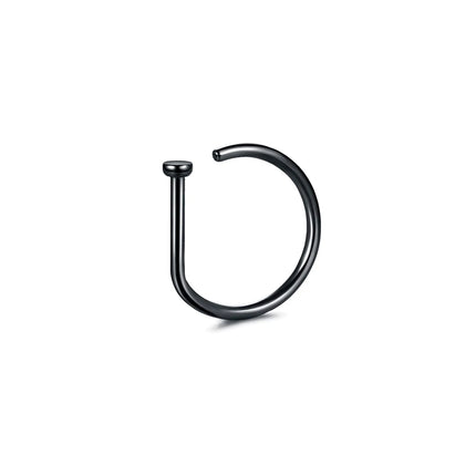 Fake Nose Ring Hoop Lip Labret Ring for Women Non Pierce Hoop Nose Ring  Septum Hoop  Ring Tragus Rook Ring Non Piercing Jewelry