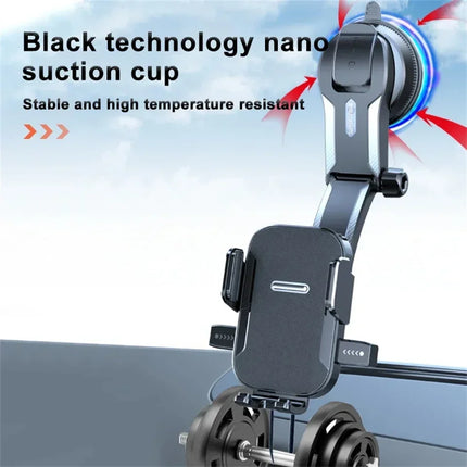 1pcs Adjustable Magnetic Phone Holder Travel Essentials Flexible Rotation Hands-Free Airplane Phone Mount Seat Phone Stand