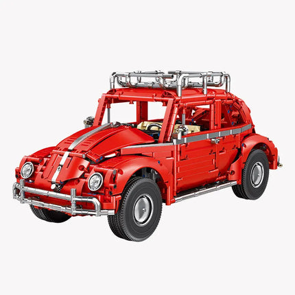 IN STOCK Technical 1:10 Beetle Sports Car Building Blocks Remote Control Retro Vehicles Bricks Model Toys for Child Best Gifts