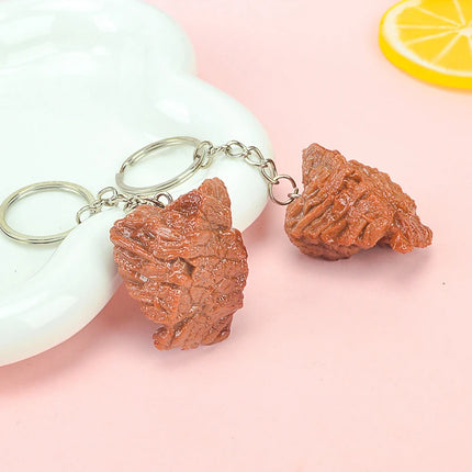 Mini Vintage TV Set Keychain Simulation LED Sound TV Model Keyring Creative Television Key Holder Bag Pendant Car Key Ring
