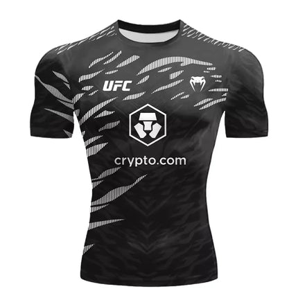 2025 New Hot Selling UFC Boxing Match Pursuer T-Shirt For Men And Women In Summer Casual Breathable Oversized Quick Drying Top