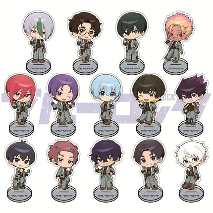 Blue Lock Military Style Version 10cm Acrylic Stand Figures keychain  Anime Collectible Merchandise Desktop Decoration Fan Gift