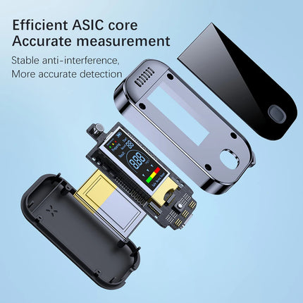 NEW Portable Alcohol Tester Professional Breathalyzer With LCD Display USB Rechargeable Electronic Digital Breath Alcohol Tester
