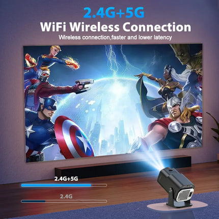 2025 4K Android 11 Projector Native 1080P 390ANSI HY320 Dual Wifi6 BT5.0 1920*1080P Cinema portable Projetor upgrated HY300