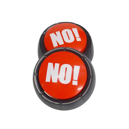 Funny Interactive Yes No Button Sound Prop Game Show Maybe Sorry Button Team Talking Communication Answer Buzzers Gag Gifts