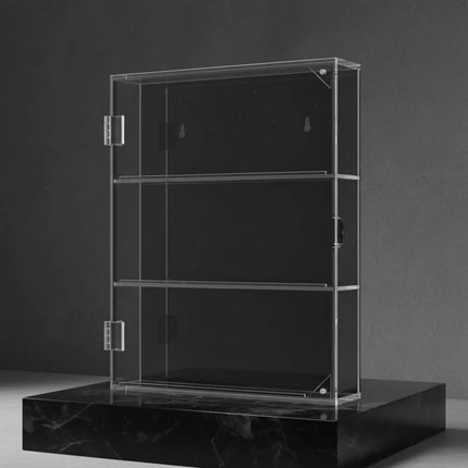 Sports Card Display Case Dustproof Wall Mount Sports Card Holder Large Capacity Protection for Office