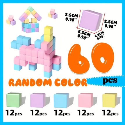 Magnetic Blocks for Kids, Big Size Magnetic Cube Sensory Gift, Preschool Educational Building Blocks Set, Perfect Holiday Gifts