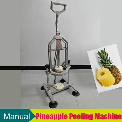 Manual Pineapple Peeling Peeler and Corer Machine Pineapple Processing for Fruit Store Use