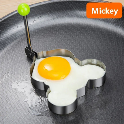 Premium Stainless Steel Heart-Shaped Fried Egg Mold-Ideal Omelette Ring & Must-Have Kitchen Accessory Gadget kitchen accessories