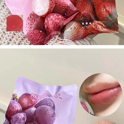 Herorange Lip Flower Elegant Lip Balm Long-Lasting Moisturizing Refreshing Non-Sticky Prevents Dryness and Reduces Lip Lines Primer Christmas Gift