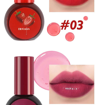 Cherry Juice Fruit Rouge Water 3in1 Cheek Color Eyeshadow Lip Tint Matte Long-lasting Rich Color Liquid Contouring Blush Liquid