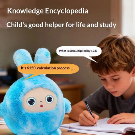 Generic Ai Interactive Plush Doll Voice Continuous Chat Multilingual Smart Robot Early Educational Toy For Kids Toddlers Play