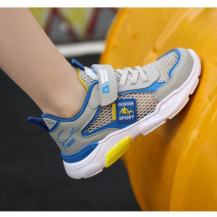 Single Net Children's Shoes Boys Sneakers Summer Breathable Non-slip Surface Girls Casual Tennis Sports Running Outdoor Shoes