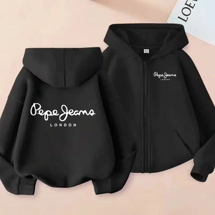 Children's Cardigan Hoodie Zipper Style Sweatshirt Boys Girls3-12Yrs Brand Sports Top Casual Fashion Charming Loose Coat Clothes