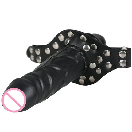 Double-Ended Mouth Gag Strapon Dildo Plug Bdsm Bondage Deep Throat Penis Harness Erotic Product Sex Toys for Couples Adult Games