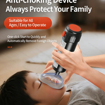 Automatic First Aid Device Choking CPR Machine with Masks Anti Choking Rescue Device Portable Anti Asphyxia Home Suction Rescue