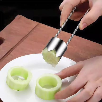 /KQM/Stainless Steel Fruit Core Remover Pear Bell Peppers Pitter Extractor Tool Versatile Vegetable Core Puller Kitchen Gadgets