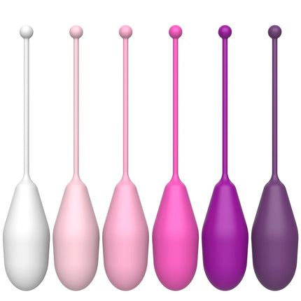 6 Set Safe Silicone Vaginal Tightening Balls Female Geisha Kegel Ball Tighten Ben Wa Vagina Muscle Trainer  Sex Toy for Women