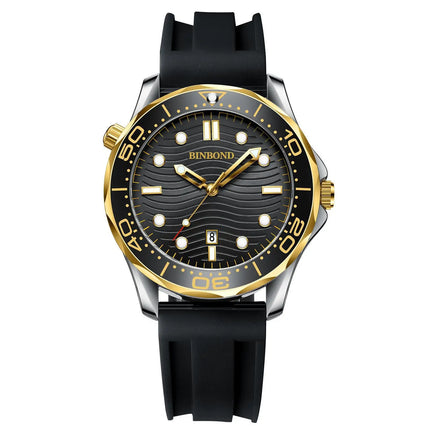 BINBOND Top Brand Luxury Sea Horse Series Watch Men's Business Quartz Watch Luminous Waterproof Sports Men Fashion Design Watch