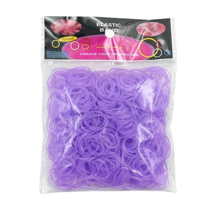 600pcs Glow in the Dark Loom Band Kit Colorful DIY Bracelet Making Set with Beads & Accessories - Perfect for Friendship Crafts