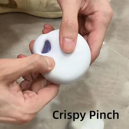 Super Soft Feel Table Toys Ultra-thin Ice Skin Stress Relieving Toy Stress Reliever Sticky Handmade Ball