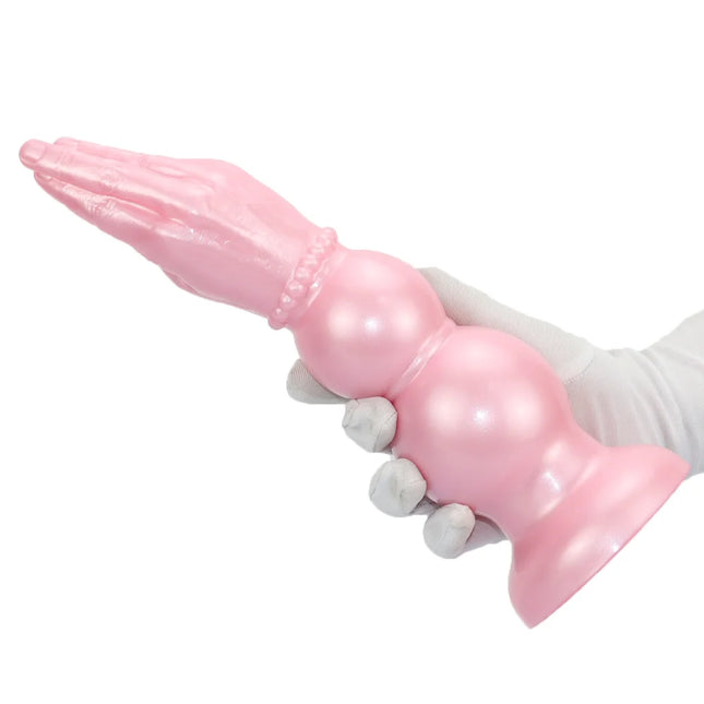 3 Size Arm Anal Plug Long ButtPlug Hand Dildo Prostate Massage Dilator Fist Sucker Vaginal Anus Masturbation Suction Toy For Men
