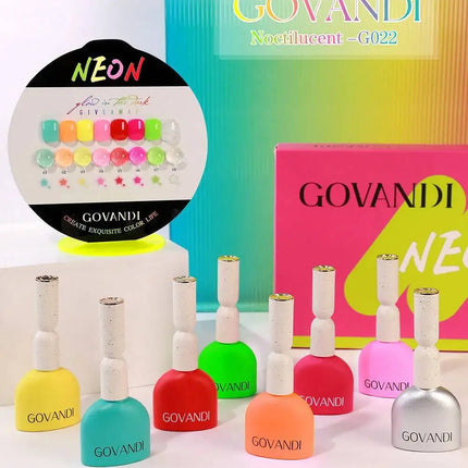 High-end Cream Milk 6pcs Gel Nail Polish Set 15ml Soak Off UV LED Gel Varnishes With Free Color Card For Nail Salon Lacquer 15ml