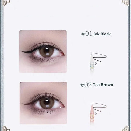 Flower Knows Moonlight Mermaid Waterproof Eyeliner Pen Super Slim Precise All Day Professional Liquid Eye Liner Pencil for Women