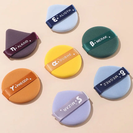 New Hydrophilic polyurethane Round Face Powder Soft Dry and Wet Dual-use Cosmetic Puff Washable Lightweight Makeup Sponge