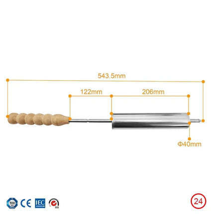 Chimney Bread Roll Baking Machine Ice Cream Bread Cone Maker Cake Baking Machine Kurtos Kalacs Oven