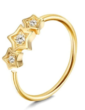 Drperfect 1Pc 20G Nose Rings Hoop for Women Men Surgical Stainless Steel Dangle Nose Ring Cartilage Earring Piercing Jewelry