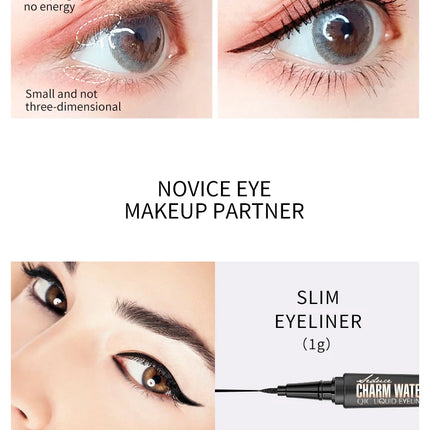 Liquid Eyeliner Pencil 4D Waterproof Mascara Set Cosmetics Eye Liner Thick Curling Mascara Eyebrow Pencil Eyes Makeup