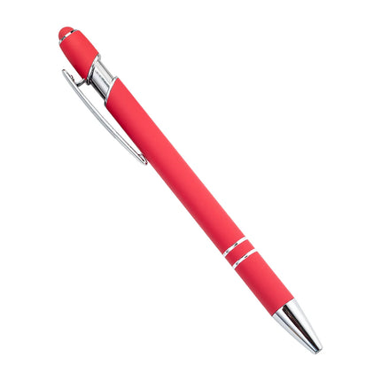 100 Pcs Light - Metal Capacitive Universal Touch Screen Stylus Ballpoint Pen Free Custom Logo Writing Stationery Office Gifts