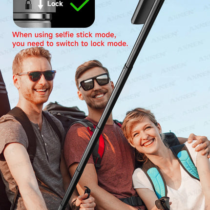 1630mm/64in C17 Tripod Selfie Stick 360° Auto Rotation Shooting Quadruped Phone Stand Face Track Bluetooth Remote Control Tripie