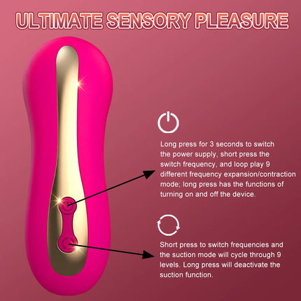 APP Bluetooth Wearable Sucking Thrusting Vibrator G-spot Clitoris Stimulator Vagina Massage Adult Sex Toysfor Couples Men Women