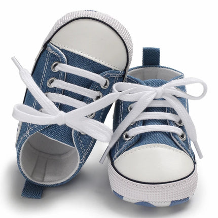 Infant Toddler Anti-slip Baby Shoes Baby Canvas Classic Sneakers Newborn Star Sports Shoes Baby Boys Girls First Walkers Shoes