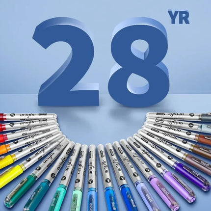 GRASP 120/1 Colors Acrylic Marker Pens Waterproof Pen Soft Brush Nib Student Art for Glass Stone Art School Supplies Stationery