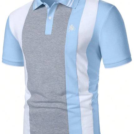 The new men's POLO shirt for summer 2025 is breathable, lightweight, casual and fashionable with 3D printing