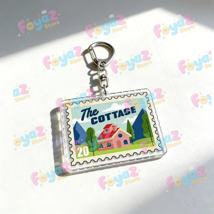Heated Rivalry Stamp Shane Hollander Ilya Rozanov / 1221 / 1410 / I'm Coming To The Cottage / We Didn't Even Kiss Keychain