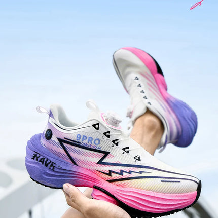 2025 New Men's Running Shoes Cushioning Carbon Plate Racing Marathon Athletic Shoes Comfortable Non-slip Sports Tennis Shoes