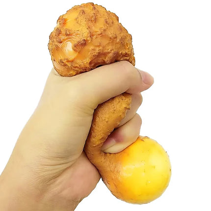 1PC Simulation Fried Chicken Drumstick Squishy Toy Slow Rising Realistic Food Squeeze Toy Boys Girls Birthday Party Favors